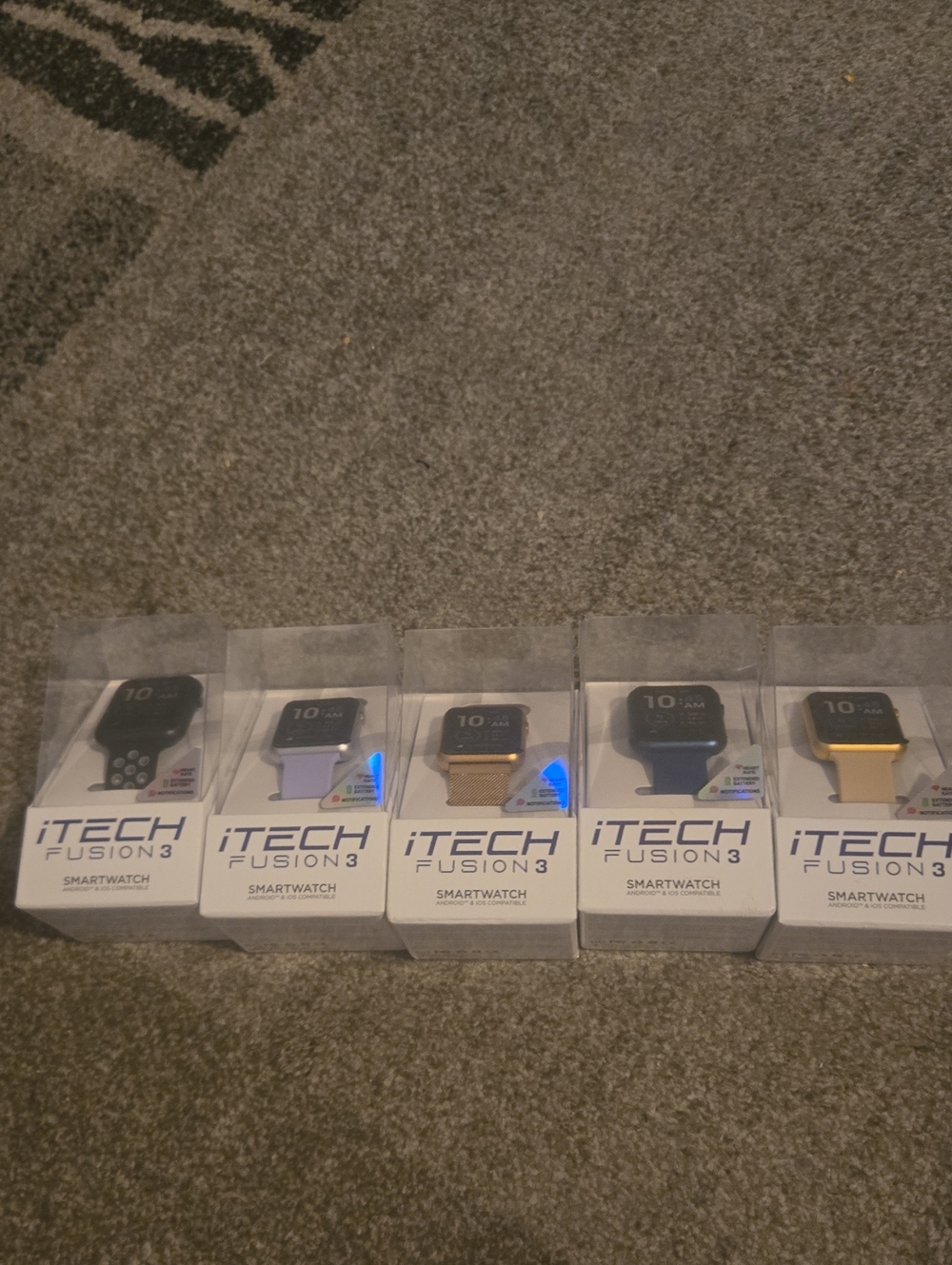 Fusion 3 Smartwatch - Multiple Color Options GET ALL FIVE ONE PRICE